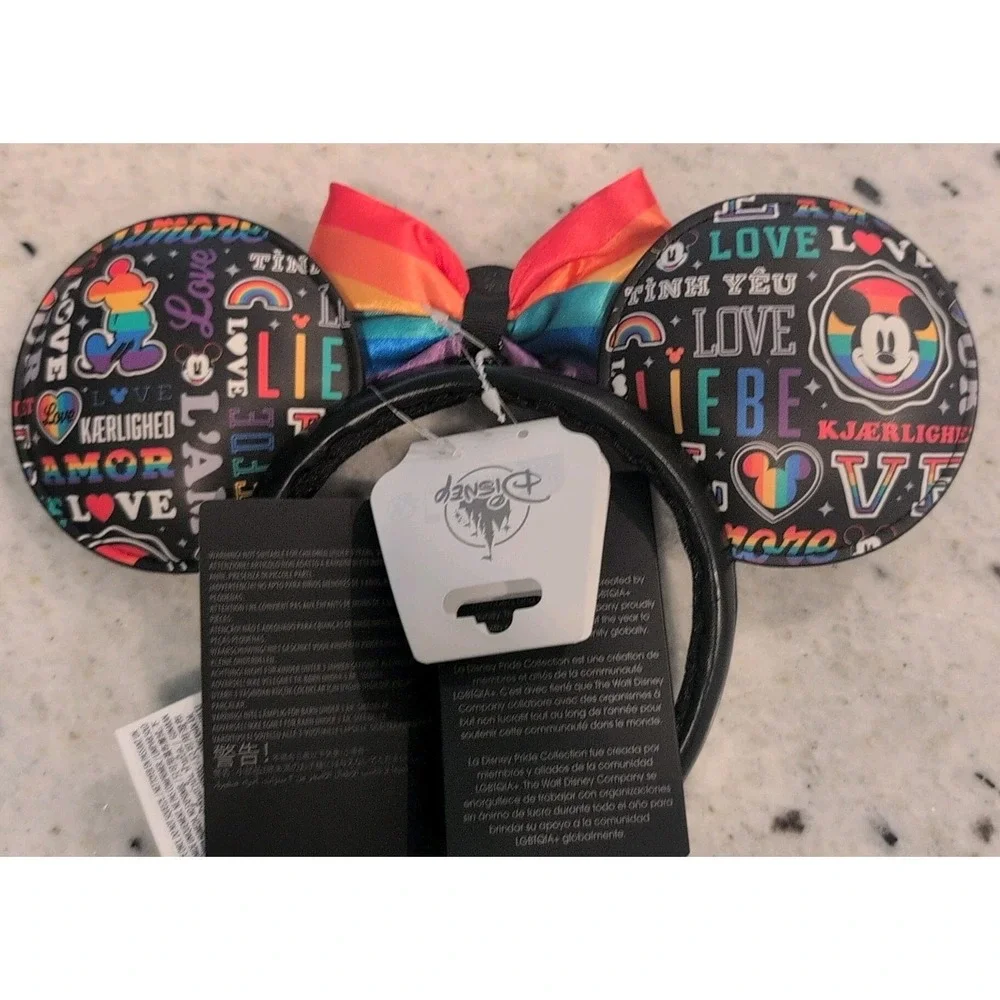 Disney Parks Pride Collection LOVE Rainbow Ears Headband - New with Tags